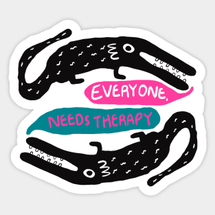 Everyone needs Therapy Sticker